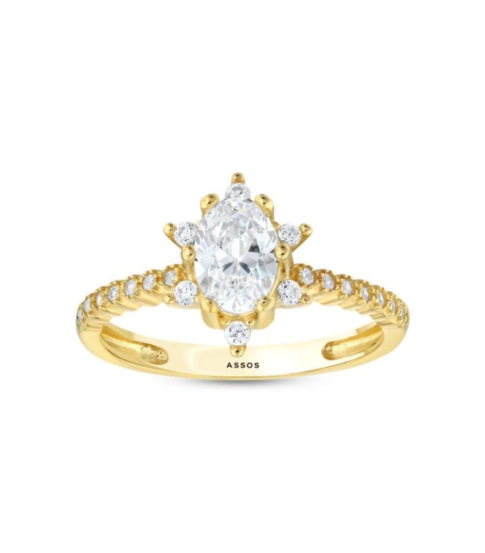 Altın Tektaş Yüzük