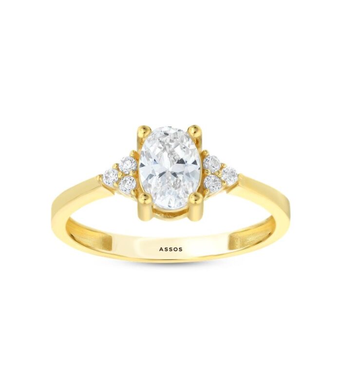 Altın Tektaş Yüzük