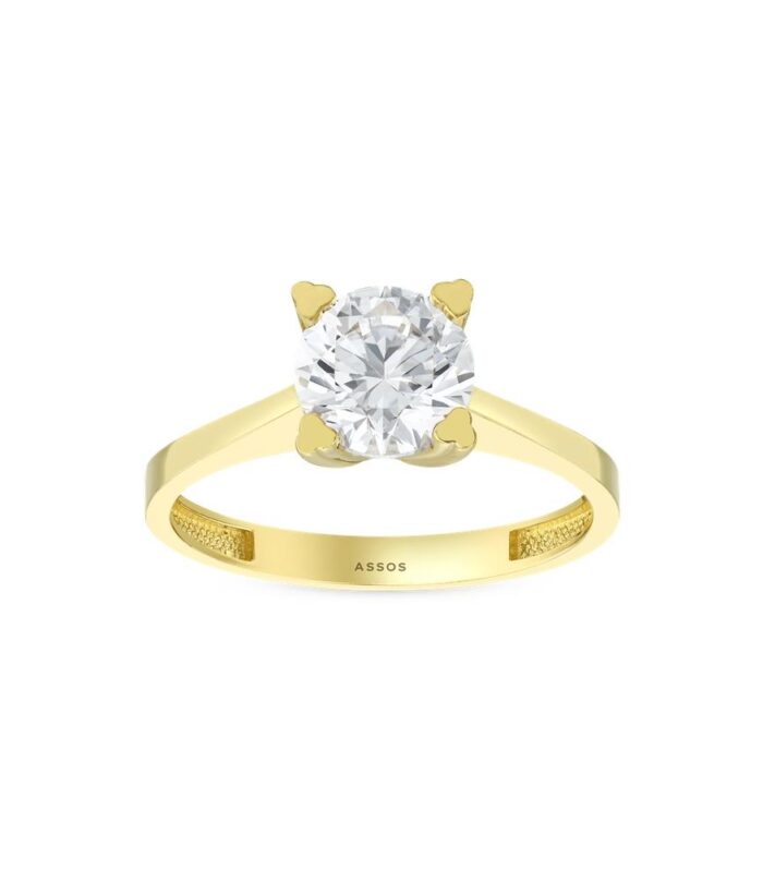 Altın Tektaş Yüzük