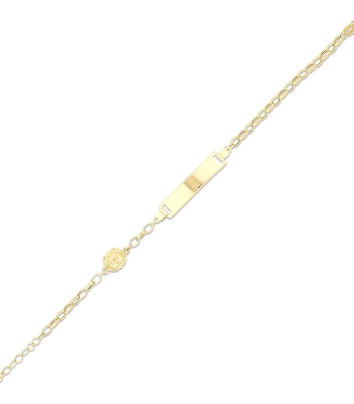 Aslan Figürlü Çocuk Altın Künye