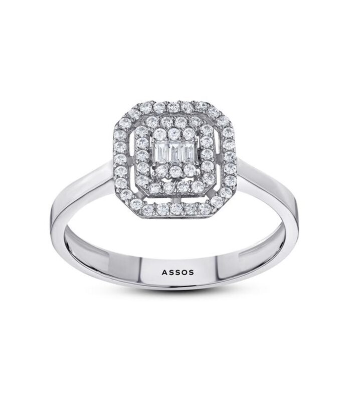 Baget Taşlı Altın Yüzük