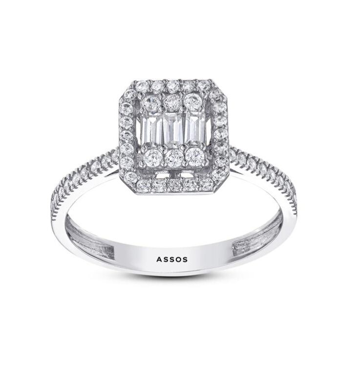 Baget Taşlı Altın Yüzük