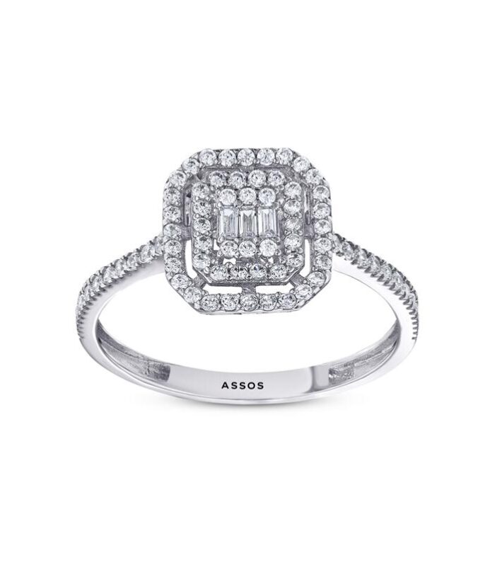 Baget Taşlı Altın Yüzük