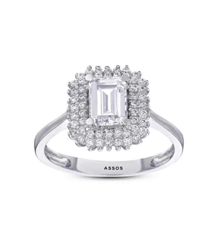 Baget Taşlı Altın Yüzük