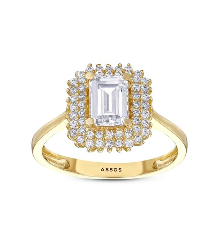 Baget Taşlı Altın Yüzük