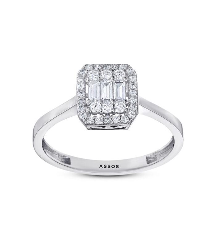 Baget Taşlı Altın Yüzük