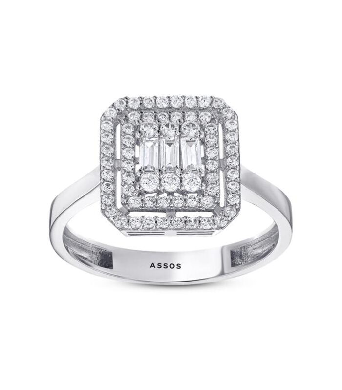 Baget Taşlı Altın Yüzük