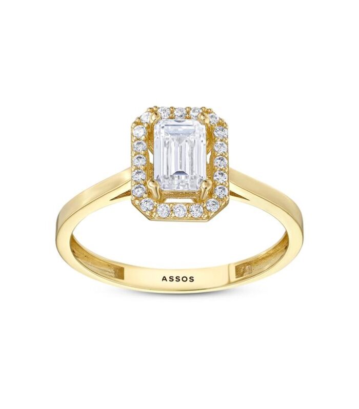 Baget Taşlı Altın Yüzük