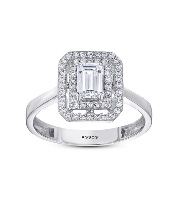 Baget Taşlı Altın Yüzük