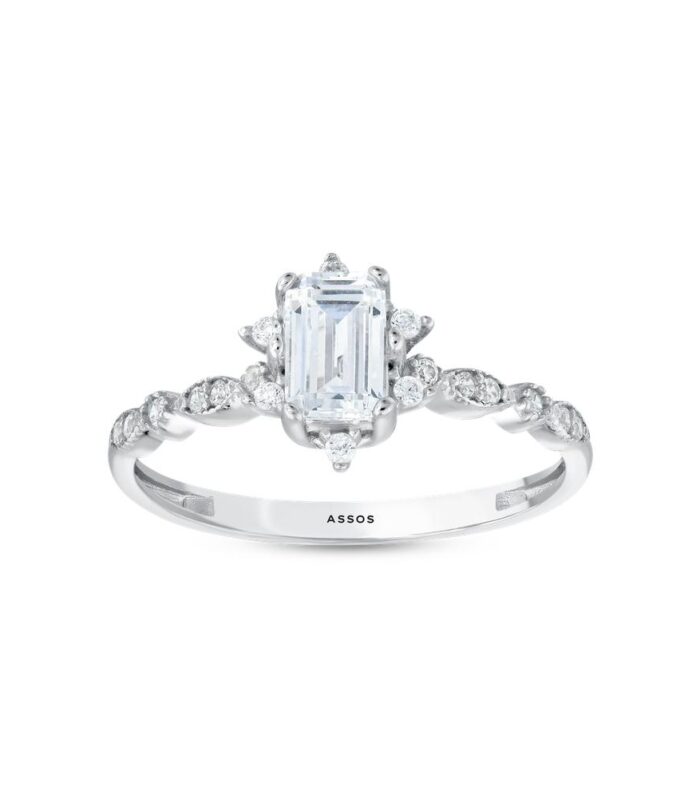 Baget Taşlı Altın Yüzük