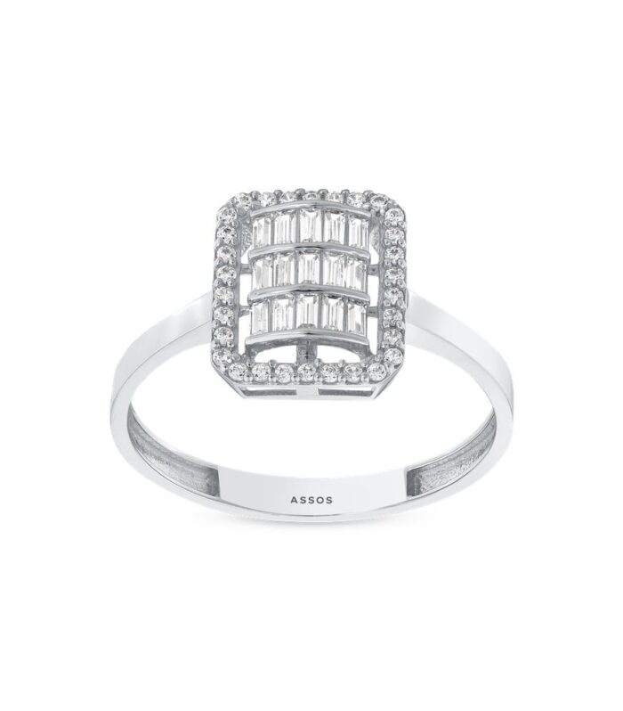 Baget Taşlı Altın Yüzük