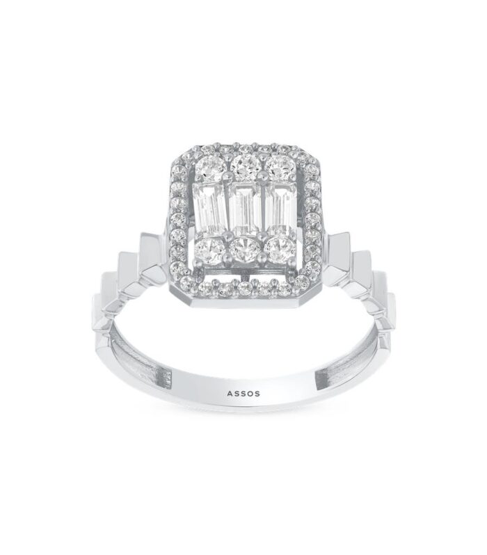 Baget Taşlı Altın Yüzük