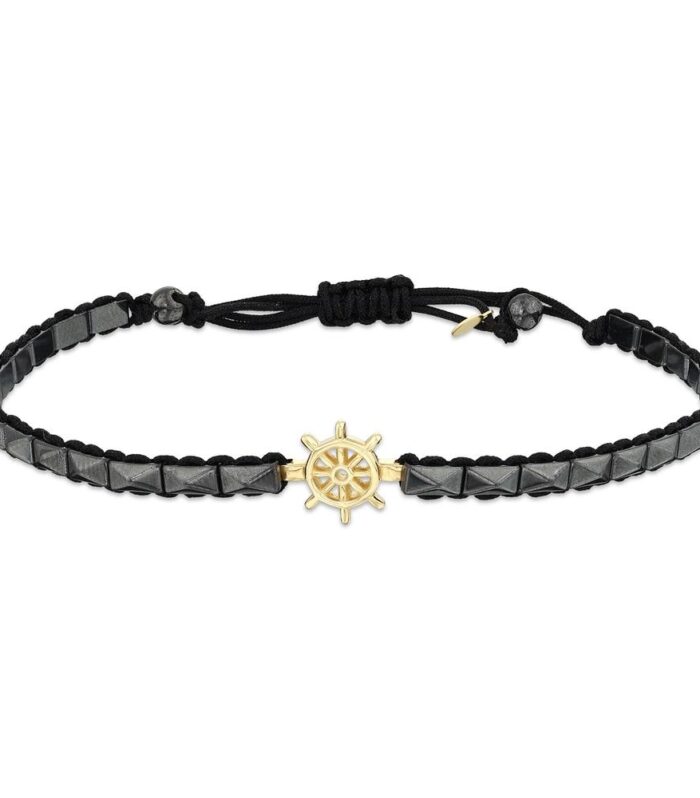 Dümen Figürlü Altın Erkek Bileklik