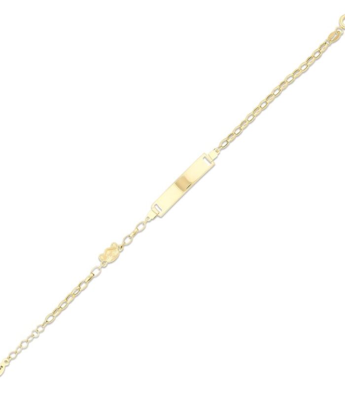 Fare Figürlü Çocuk Altın Künye