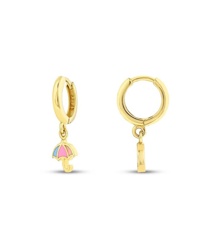 Figürlü Altın Çocuk Küpe