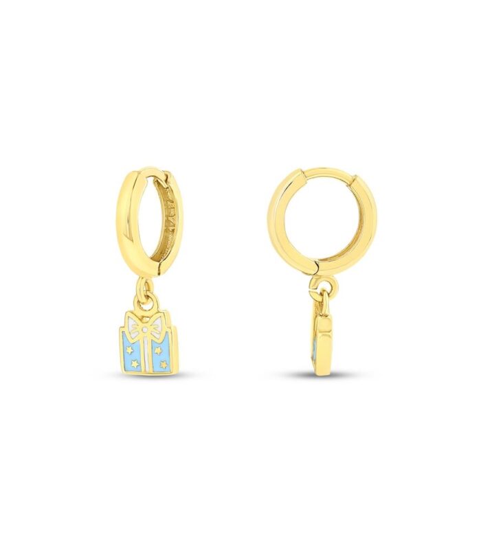 Figürlü Altın Çocuk Küpe