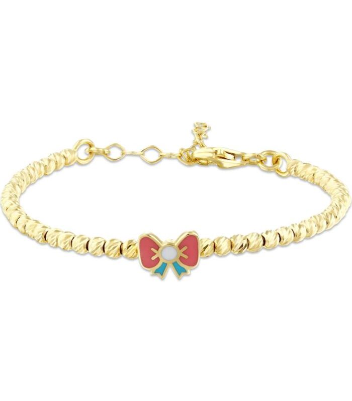 Fiyonk Figürlü Çocuk Altın Bilezik