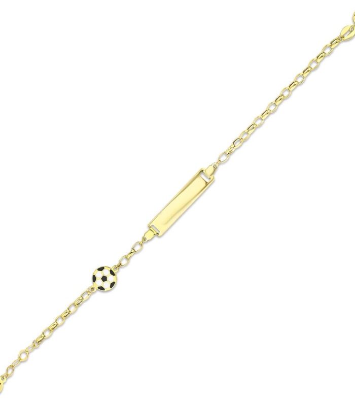 Futbol Topu Figürlü Altın Çocuk Künye