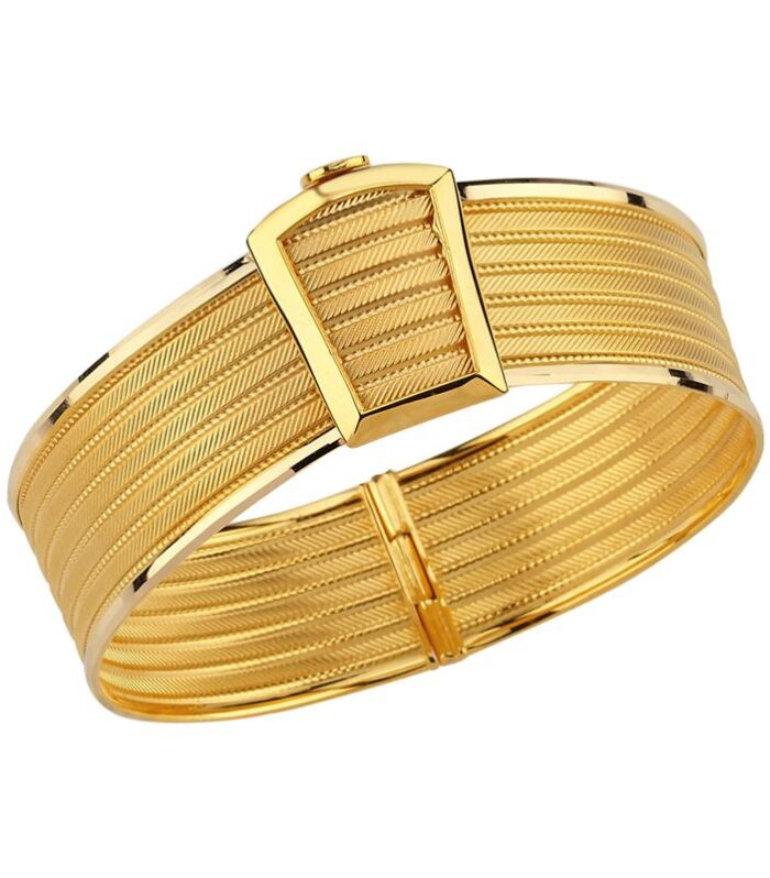 Hasır Altın Kelepçe Bilezik