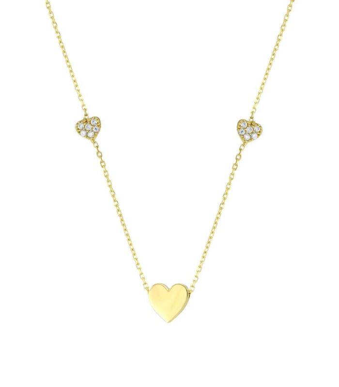 Kalp Figürlü Altın Kolye