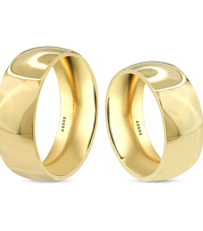 Klasik Altın Alyans-8mm