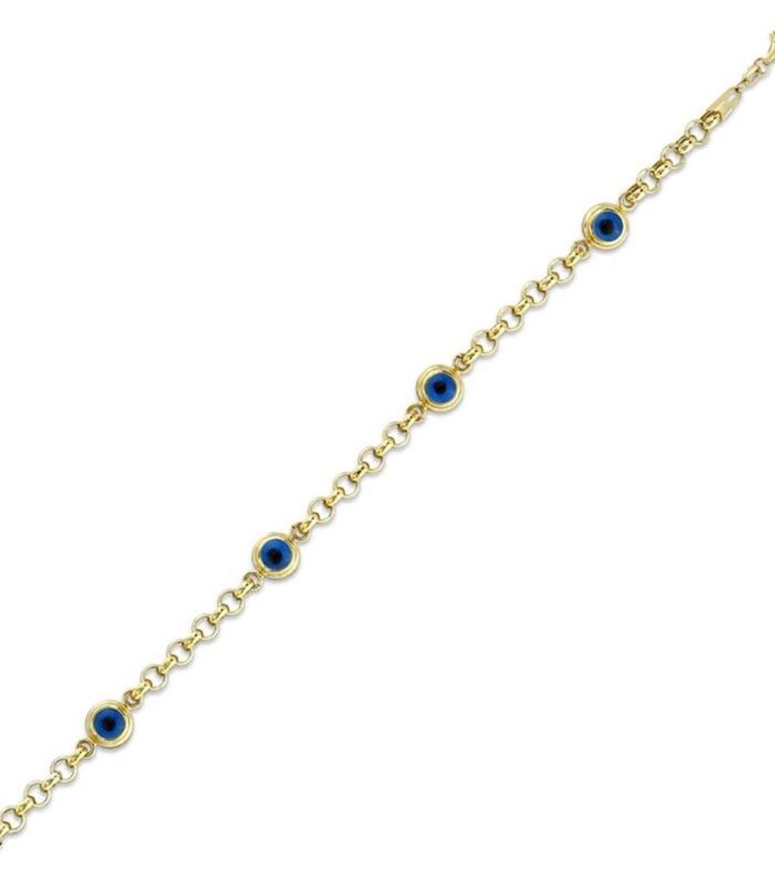 Nazar Boncuklu Altın Bileklik