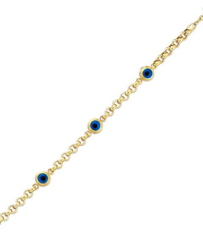 Nazar Boncuklu Altın Bileklik