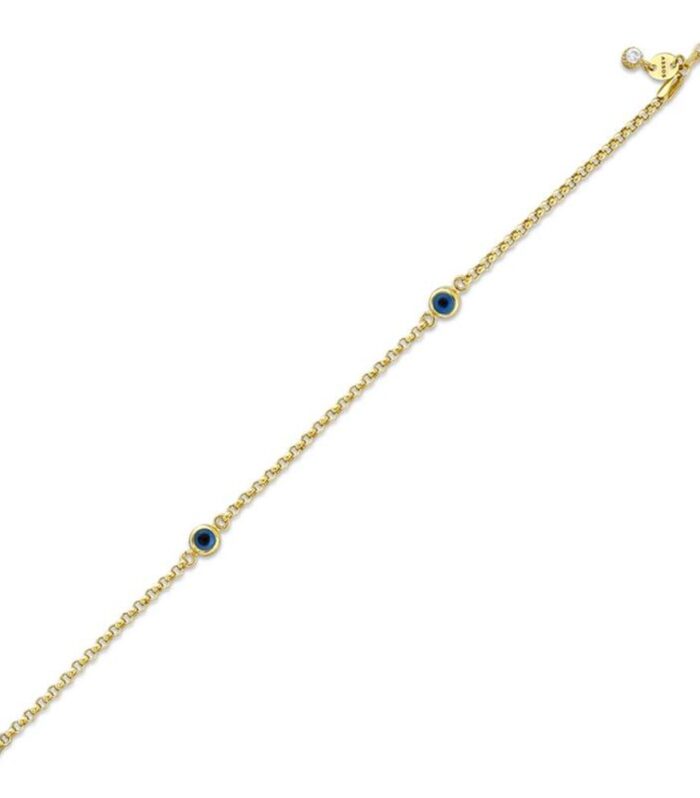 Nazar Boncuklu Altın Bileklik