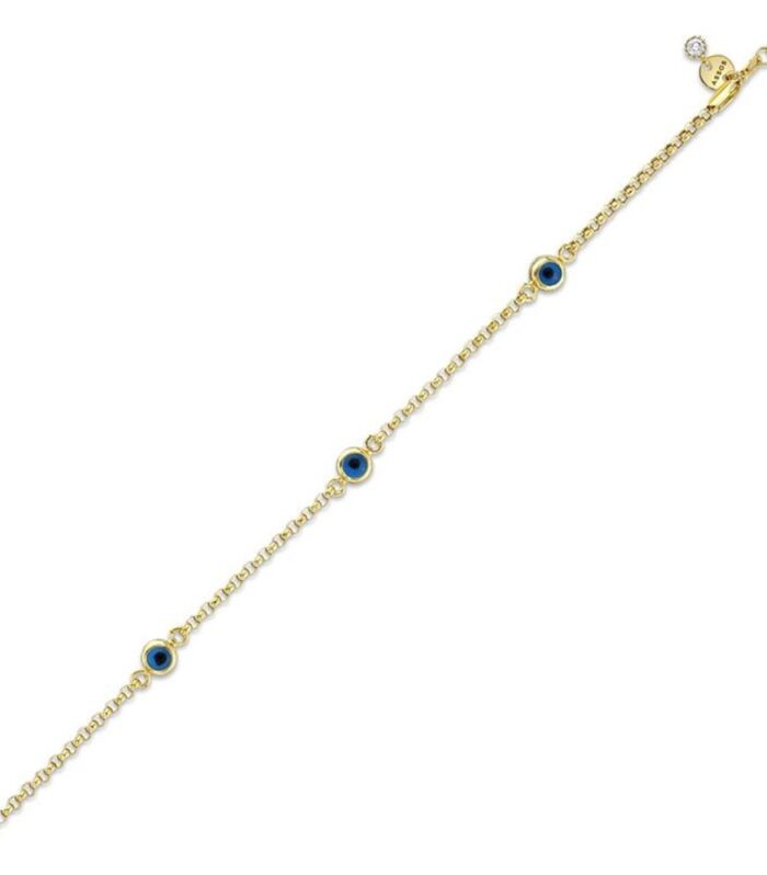 Nazar Boncuklu Altın Bileklik