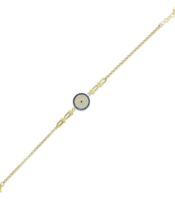 Nazar Boncuklu Altın Bileklik