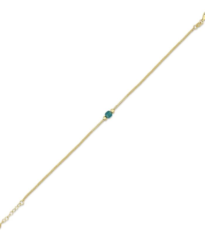 Renkli Taşlı Altın Bileklik