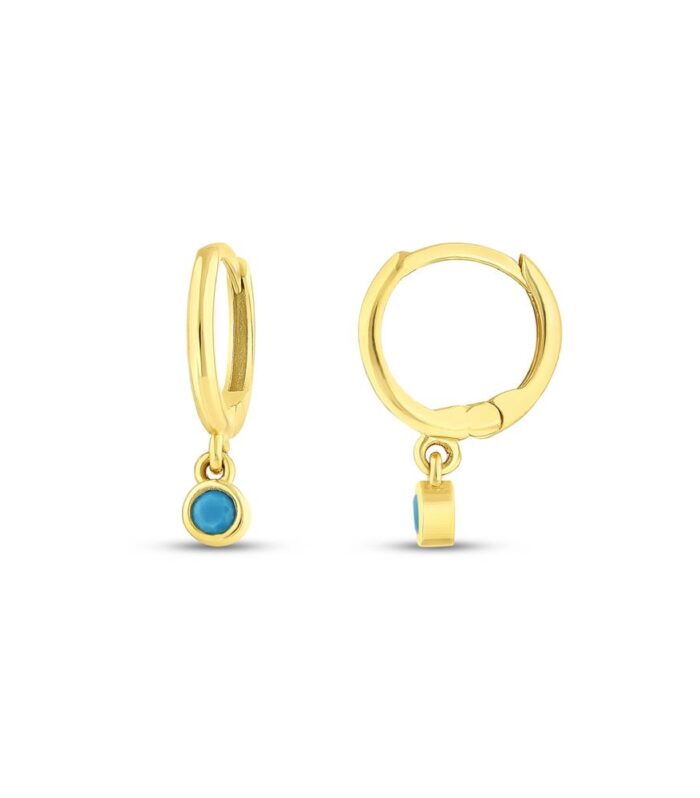 Sallantılı Altın Çocuk Küpe