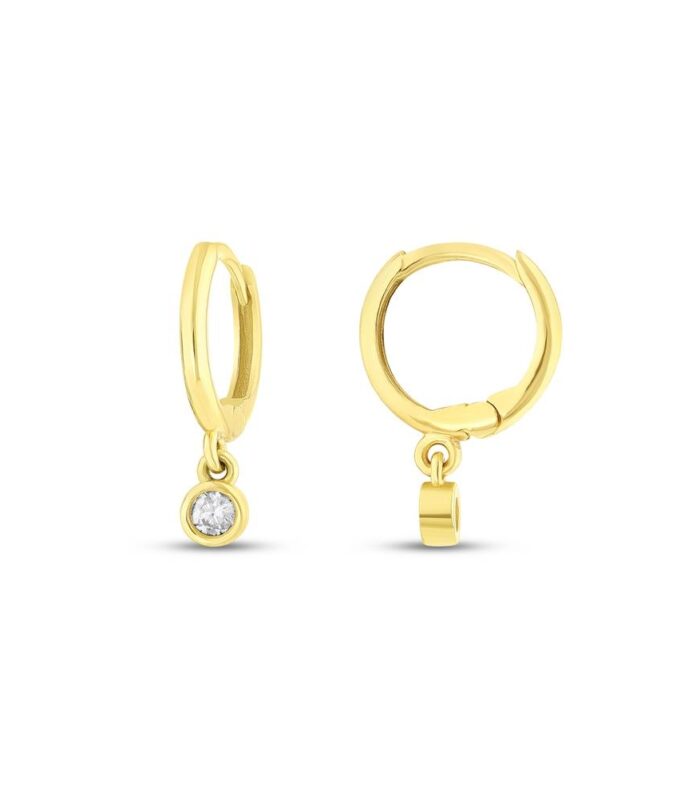 Sallantılı Altın Çocuk Küpe