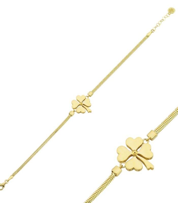 Şans Yonca Altın Bileklik