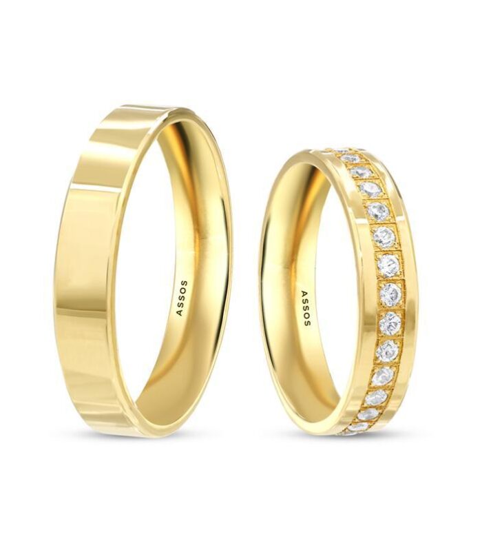 Superlight Erkek Altın Alyans-4mm