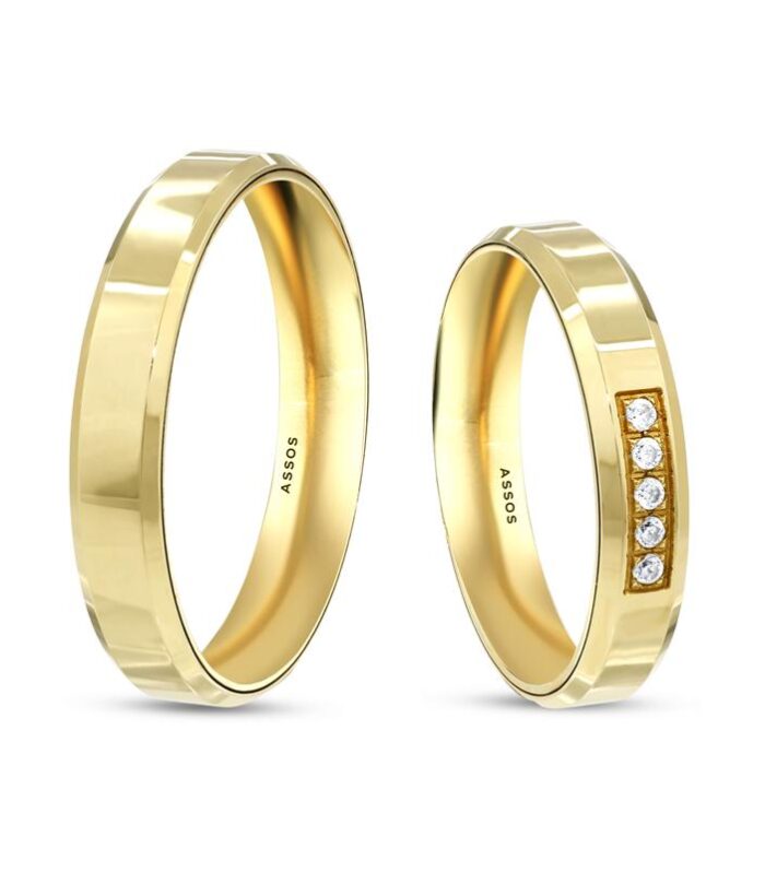 Superlight Erkek Altın Alyans-4mm