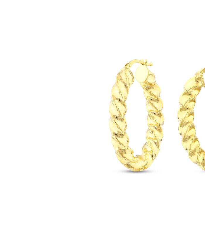 Tasarım Altın Halka Küpe