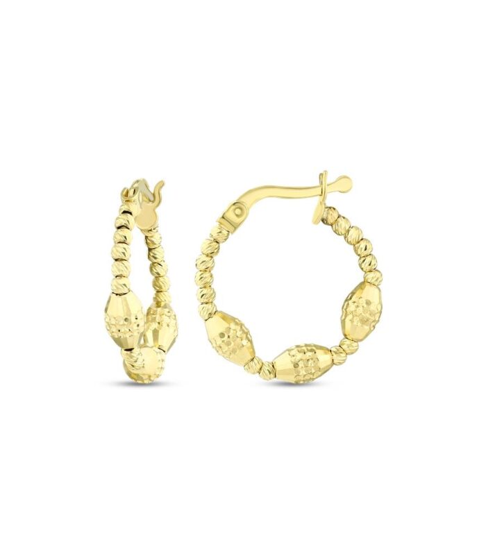 Tasarım Altın Halka Küpe