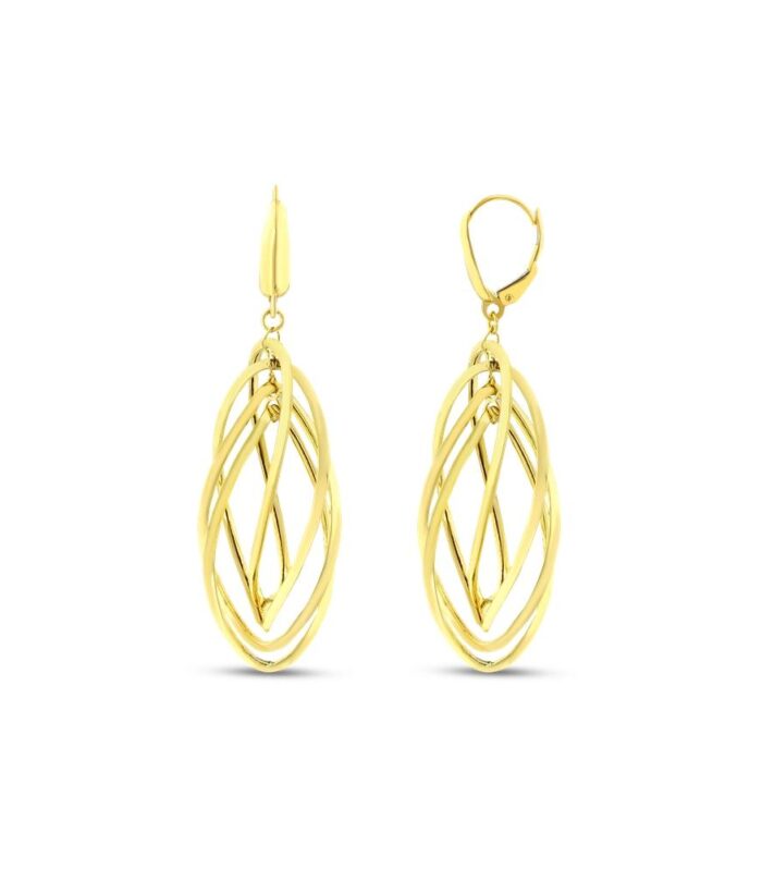 Tasarım Altın Küpe