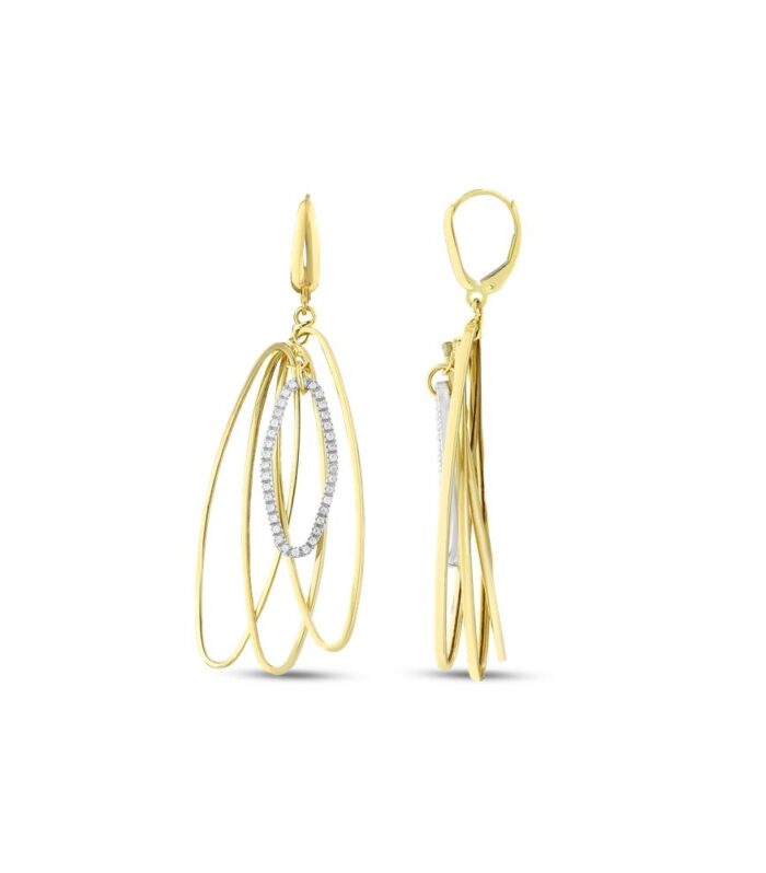 Tasarım Altın Küpe