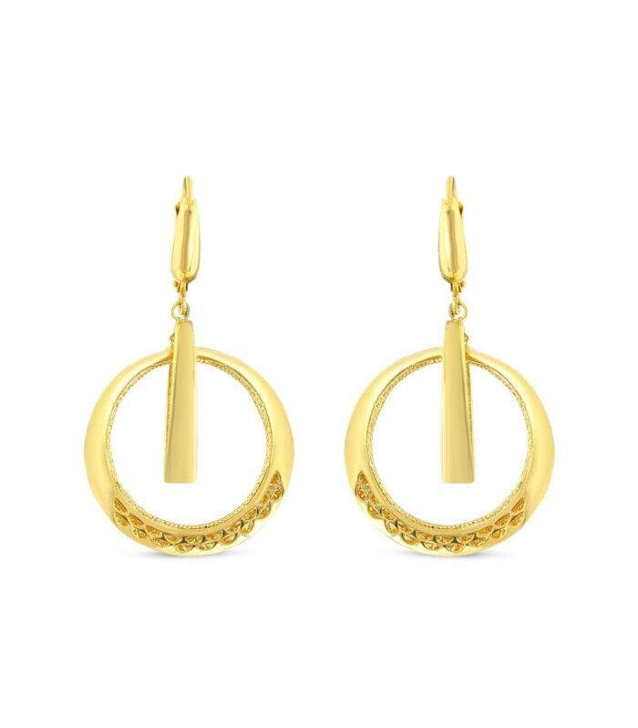 Tasarım Altın Küpe