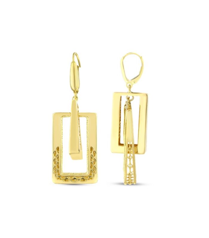 Tasarım Altın Küpe