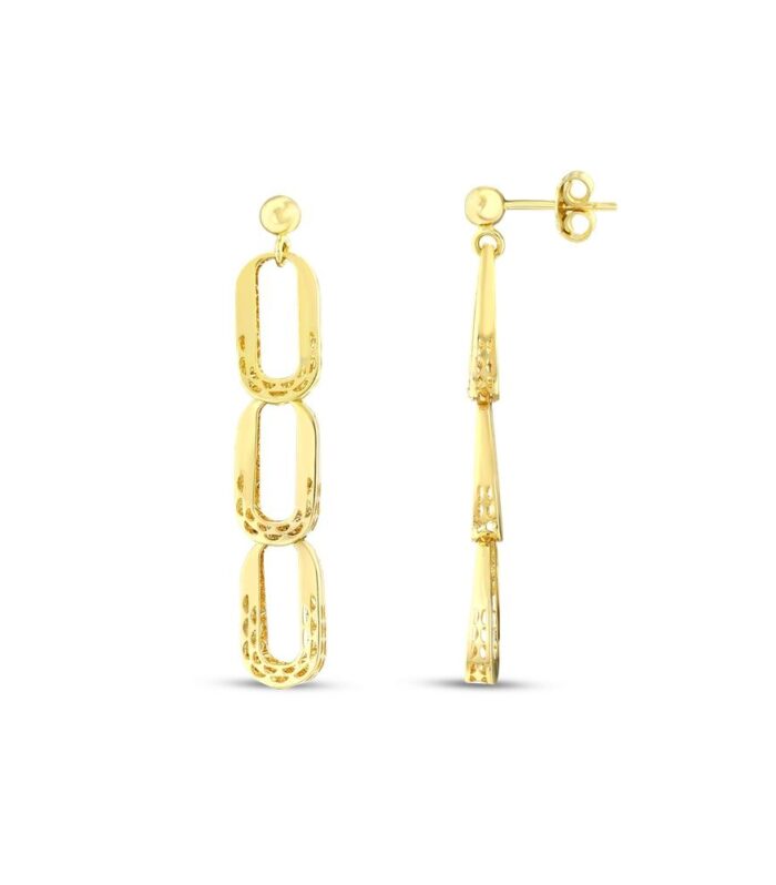 Tasarım Altın Küpe