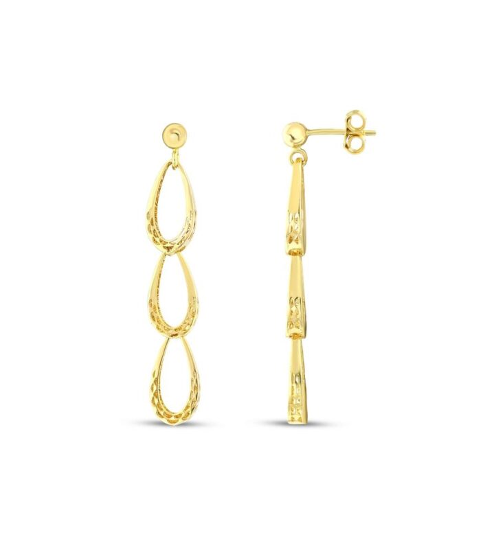 Tasarım Altın Küpe