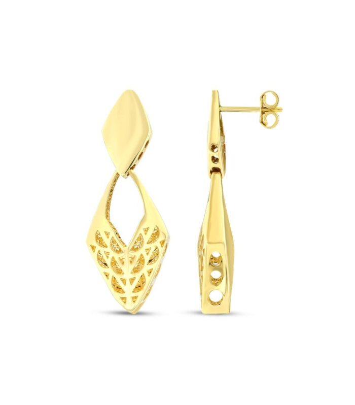 Tasarım Altın Küpe