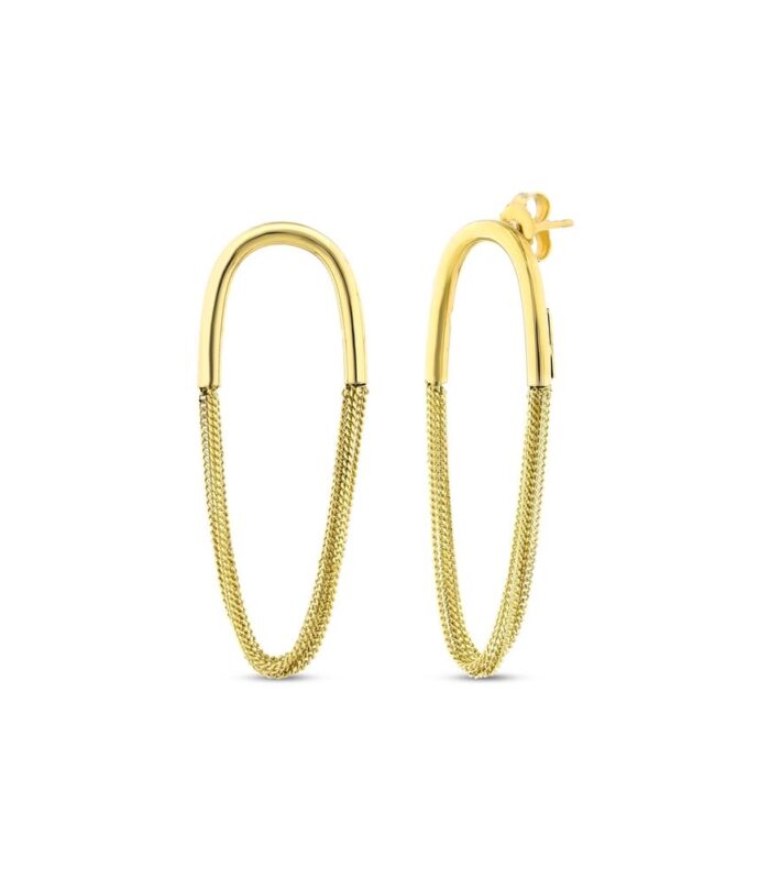 Tasarım Altın Küpe