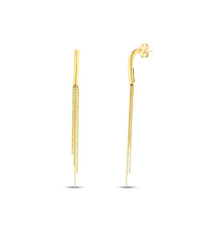 Tasarım Altın Küpe