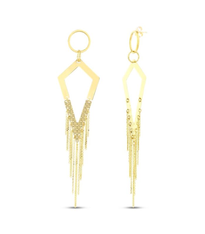 Tasarım Altın Küpe