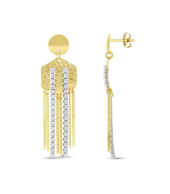 Tasarım Altın Küpe