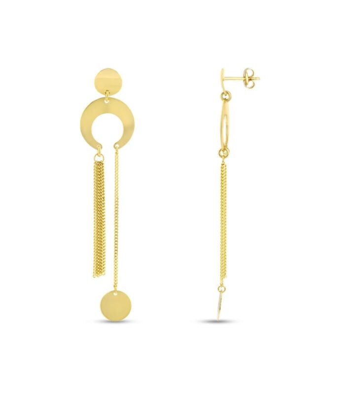 Tasarım Altın Küpe